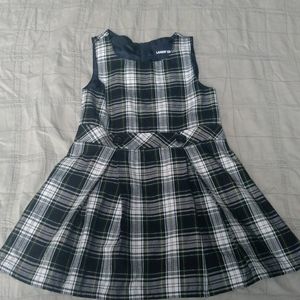 Lands End plaid dress